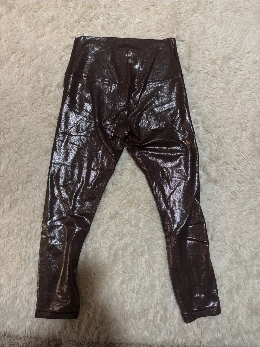 lululemon athletica Metallic Dark Brown High-Rise Leggings